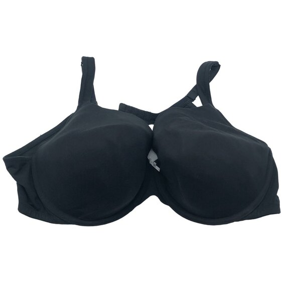 Cacique Black Full Coverage Lightly Lined Bra 50C - Picture 1 of 4